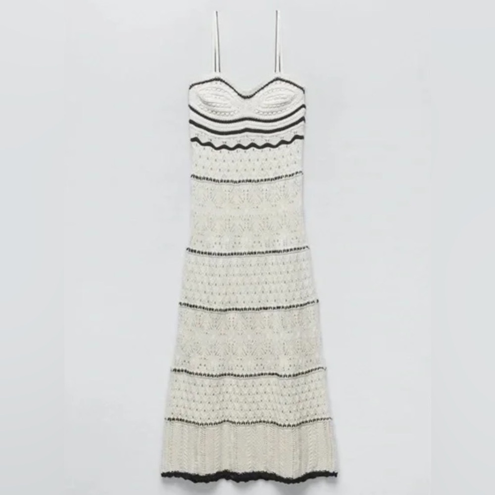 ZARA Maxi Crochet Dress